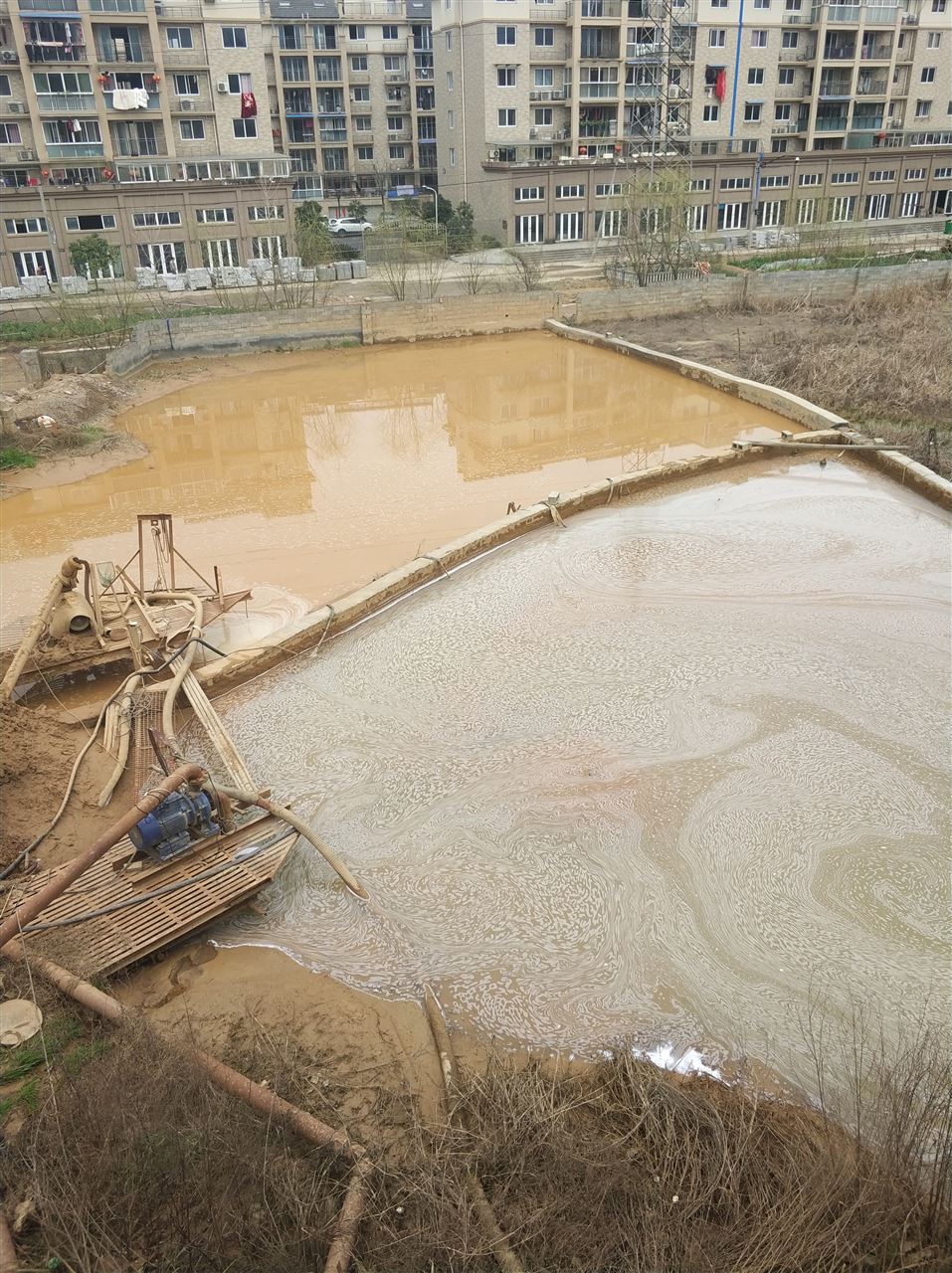 开阳沉淀池淤泥清理-厂区废水池淤泥清淤